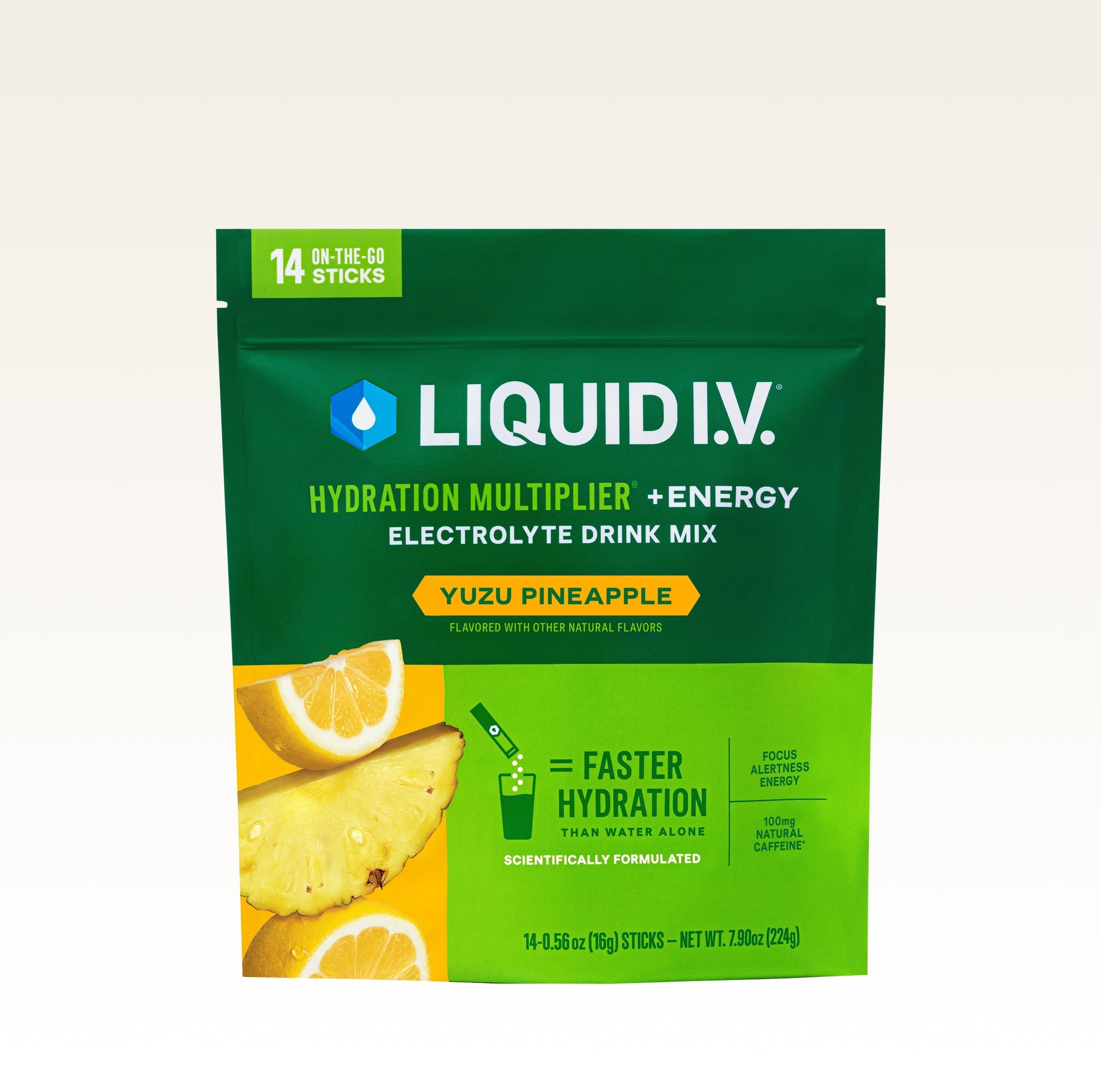 Yuzu Pineapple Hydration Multiplier® +Energy - Quick Energy Pick