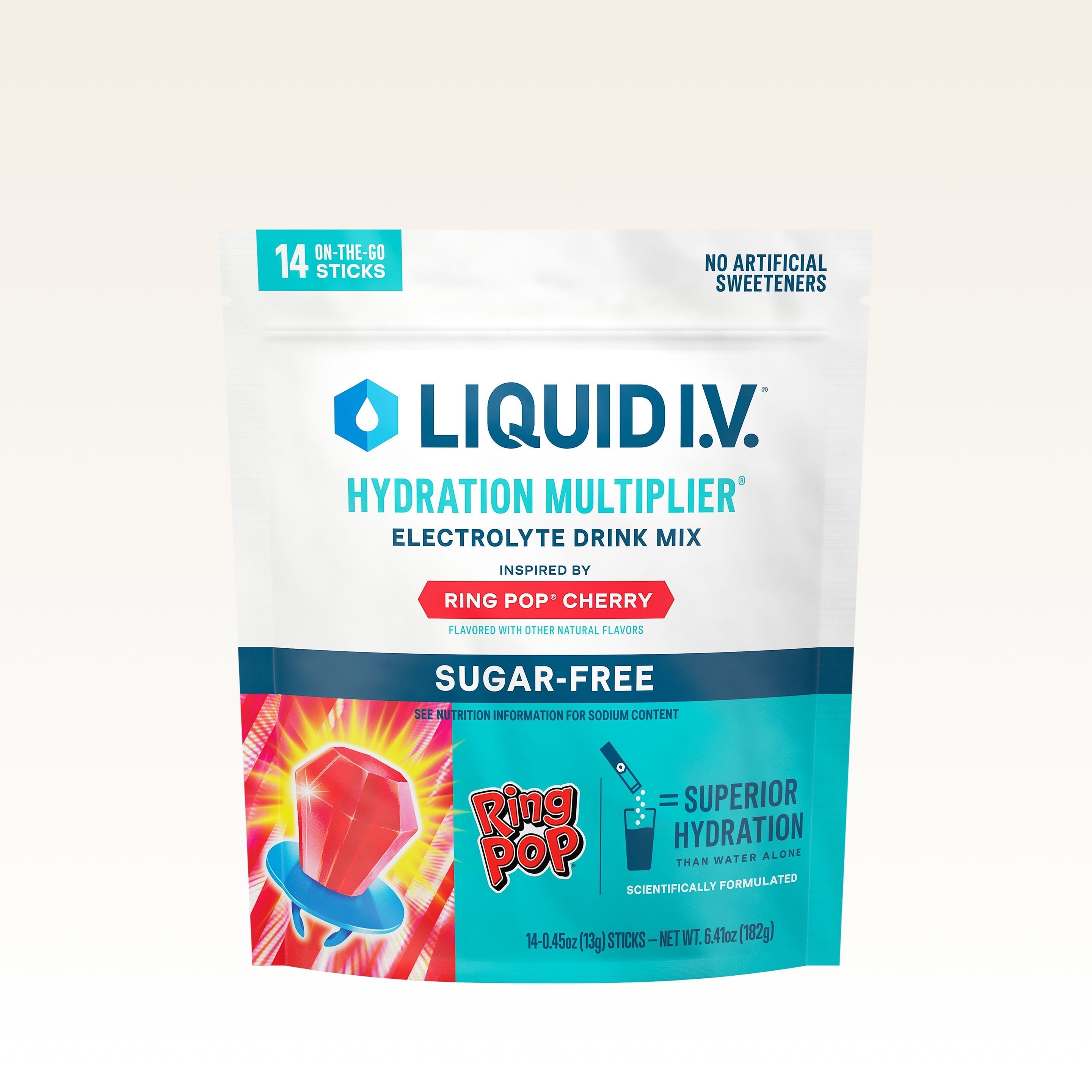 Ring Pop® Cherry Hydration Multiplier® Sugar-Free - Daily Favorite