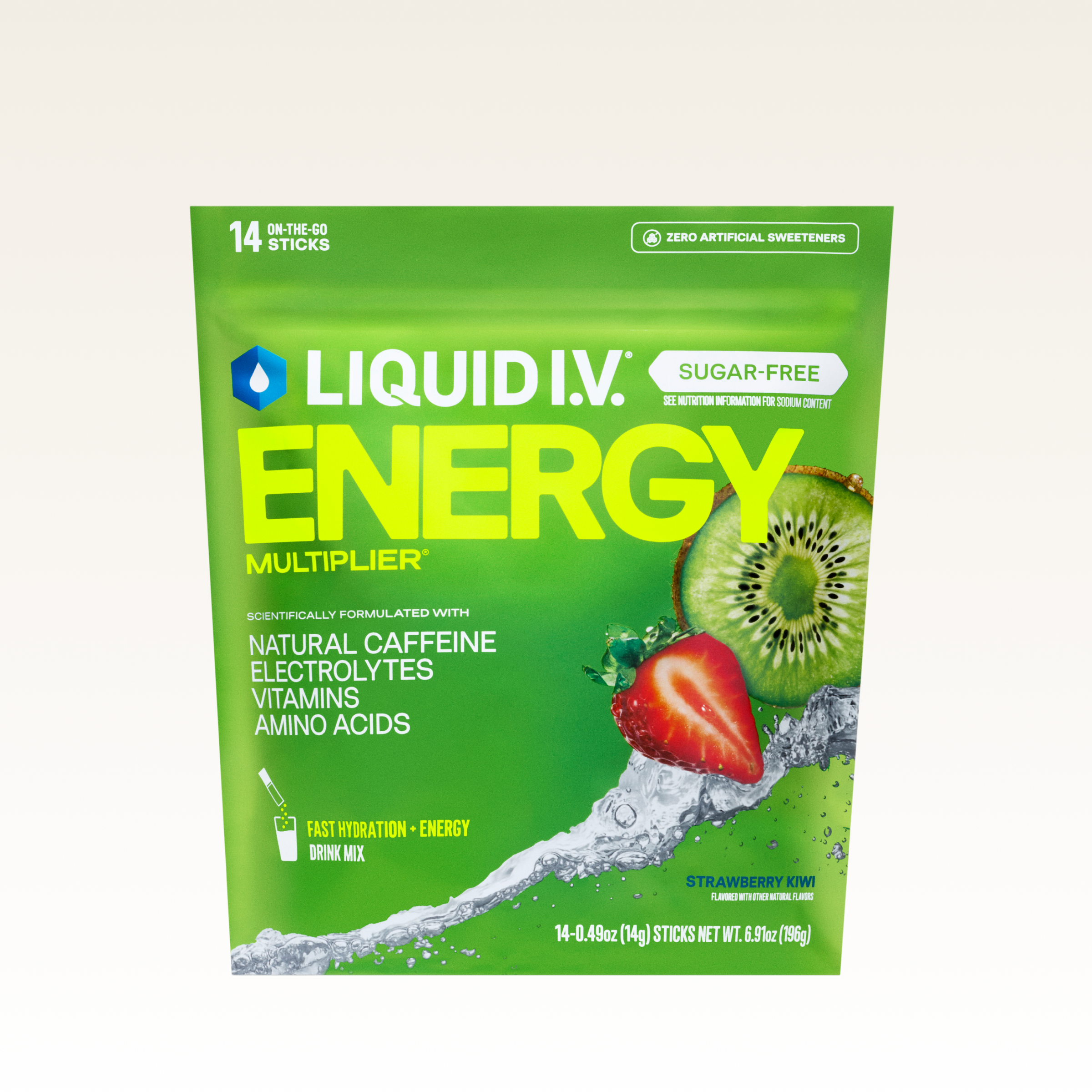 Strawberry Kiwi Sugar-Free Energy Multiplier® - Quick Energy Pick